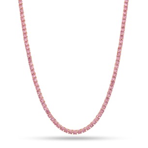 King Ice Rose Gold Plated 4mm Tennis Chain CHX13301 22"
