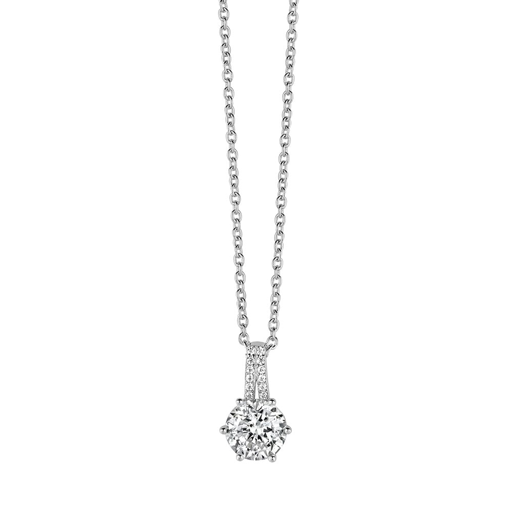 Garonne Sterling Silver Necklace 9NB-0266