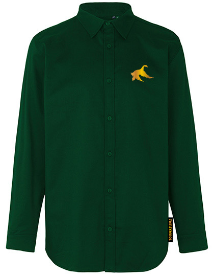 THE SYMBOL Heritage Twill Buttoned Shirt Bottle Green