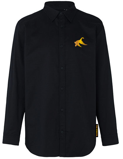 THE SYMBOL Heritage Twill Buttoned Shirt Black