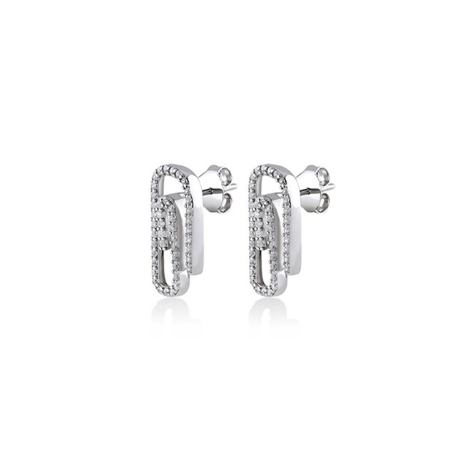 Swing Sterling Silver Earrings E84551