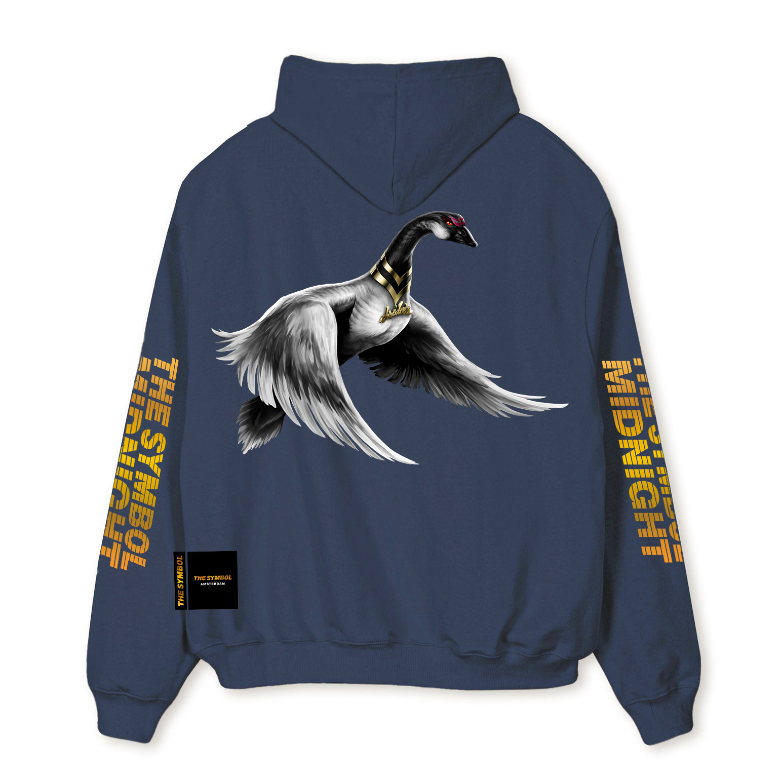 THE SYMBOL Midnight Oversized Hoodie Navy