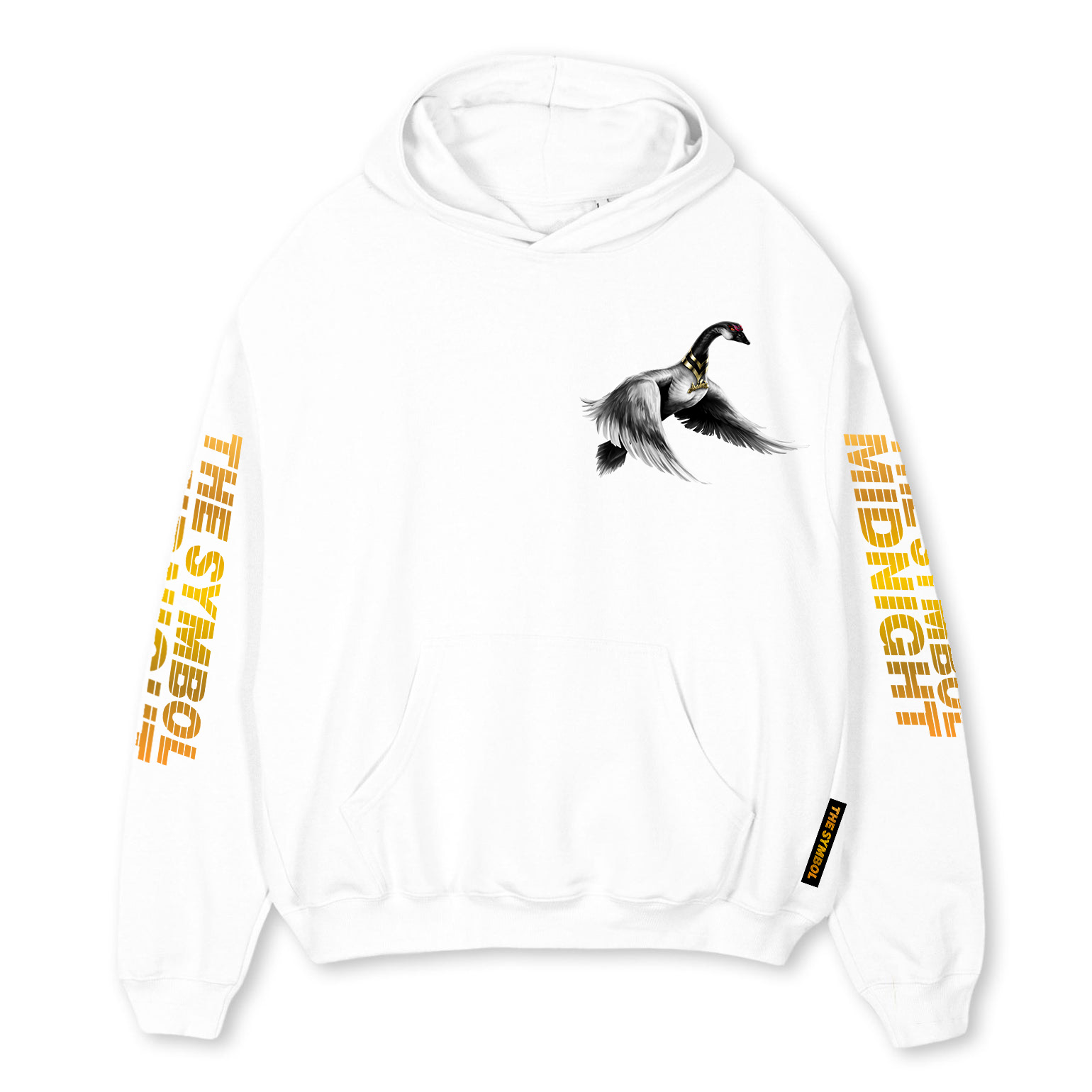 THE SYMBOL Midnight Oversized Hoodie White