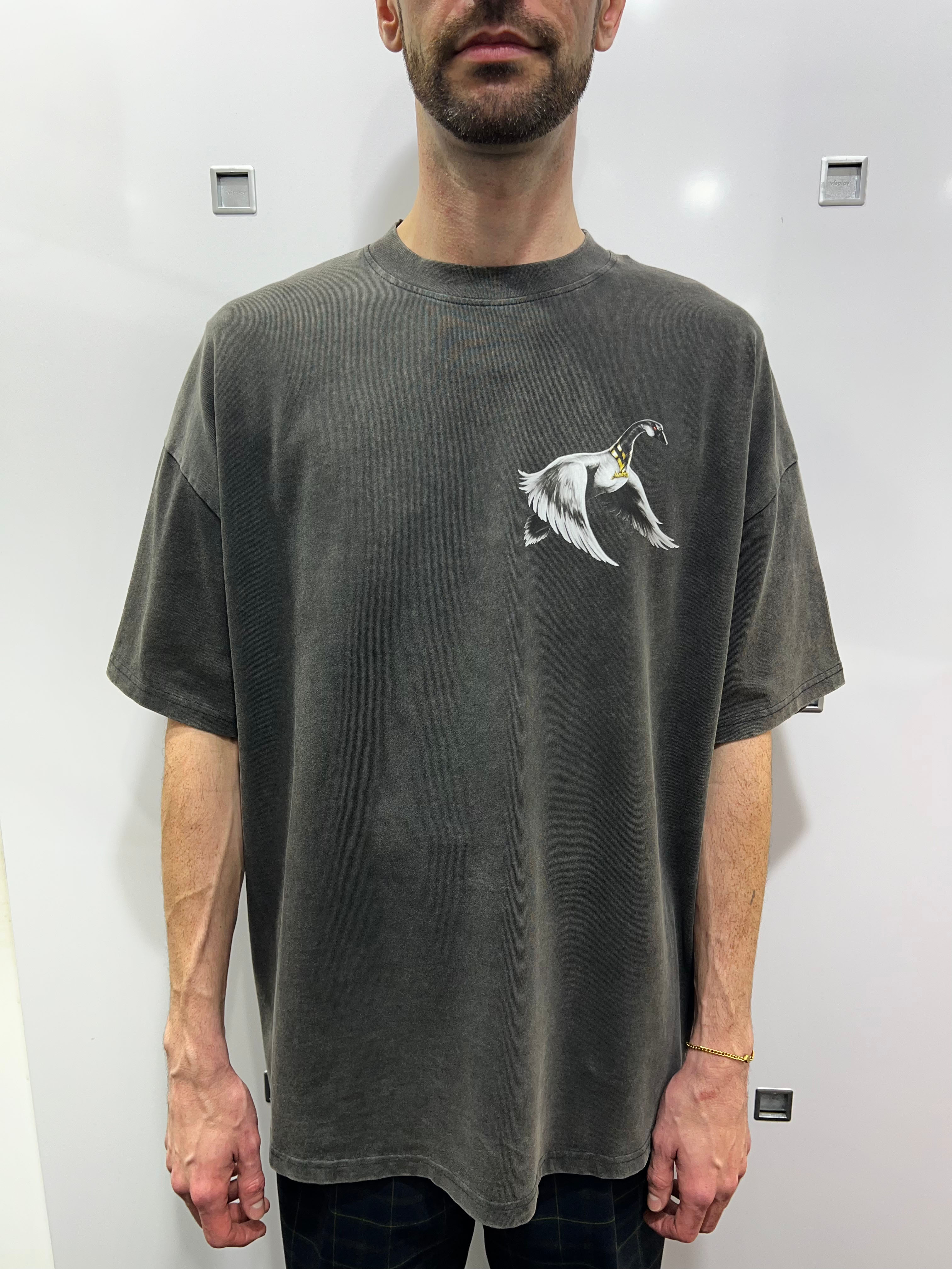 THE SYMBOL Vintage Flagship Oversized T Shirt Vintage Black