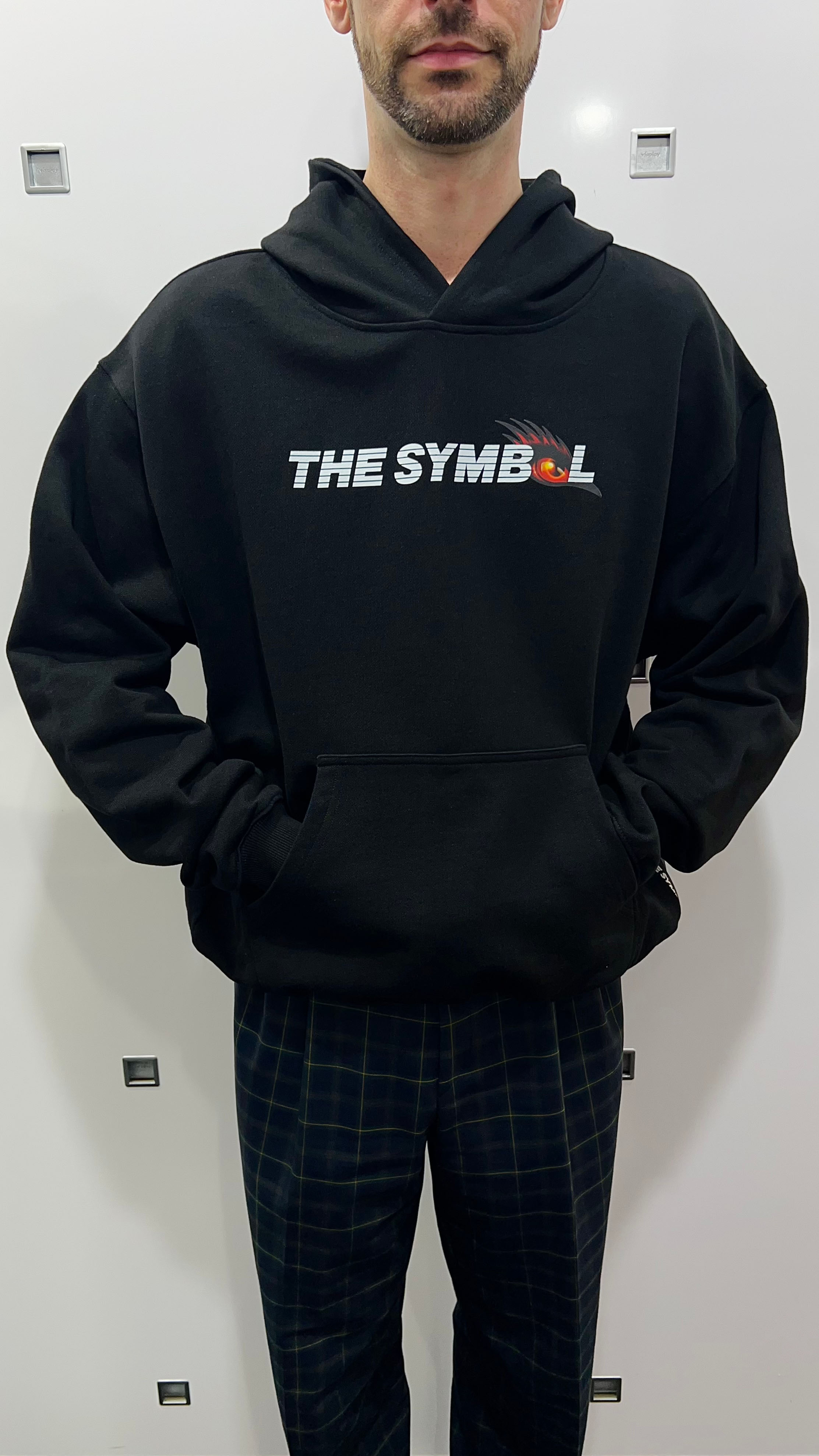THE SYMBOL Dare To Dream Oversized Hoodie Black