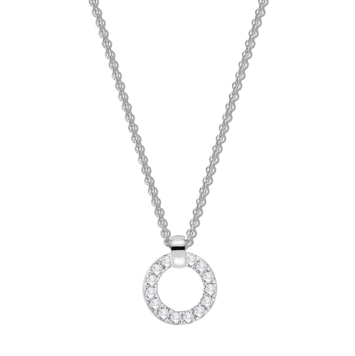 Garonne Sterling Silver Necklace 9NB-0445