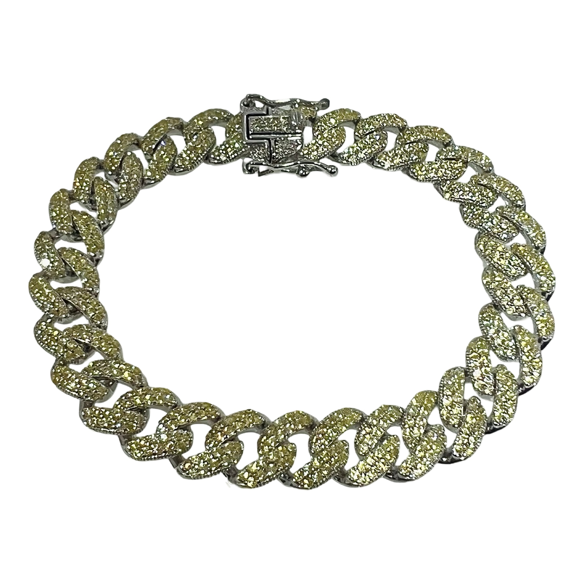 LM Jewelry Sterling Silver 10mm Cuban Bracelet 20cm 9122977