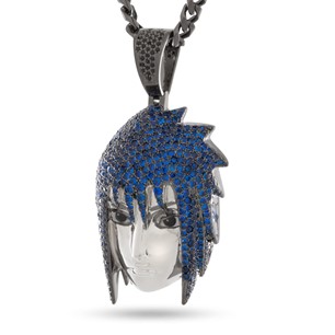King Ice Black Gold Plated Nurato Sasuke Necklace NKX14512