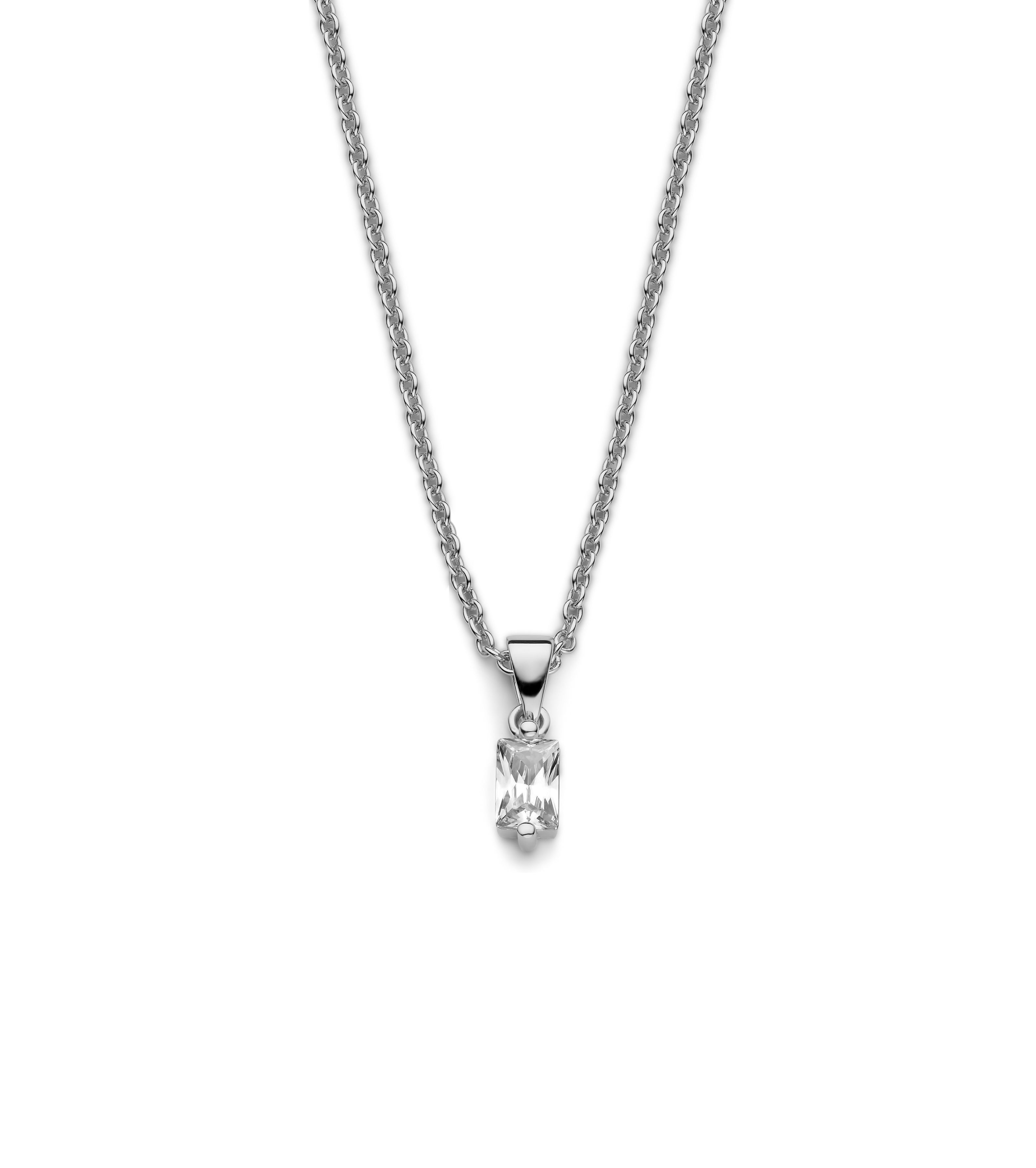 Garonne Sterling Silver Necklace 9NB-0591