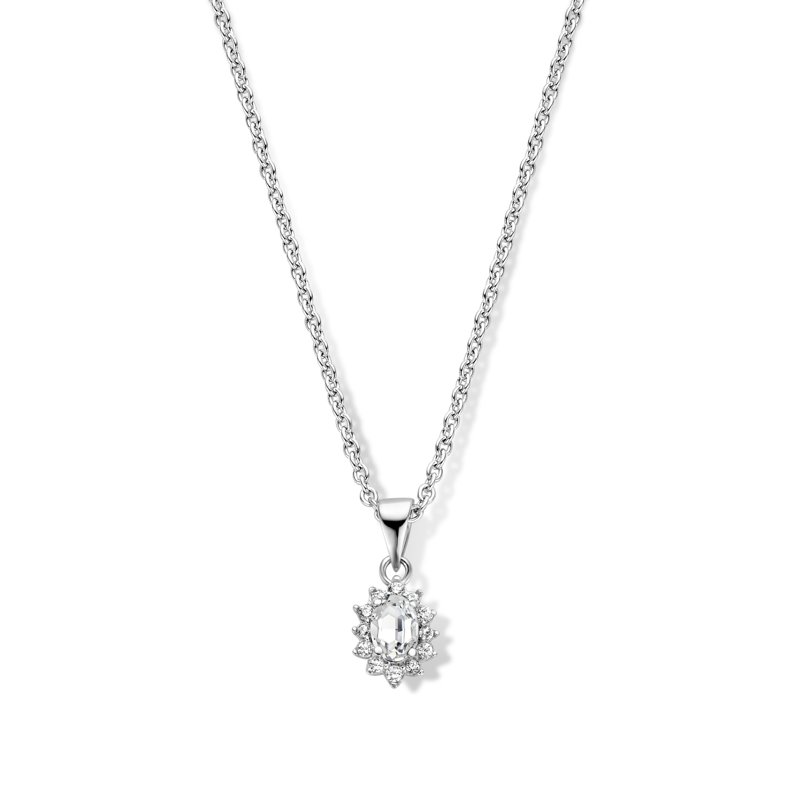 Garonne Sterling Silver Necklace 9NB-0532