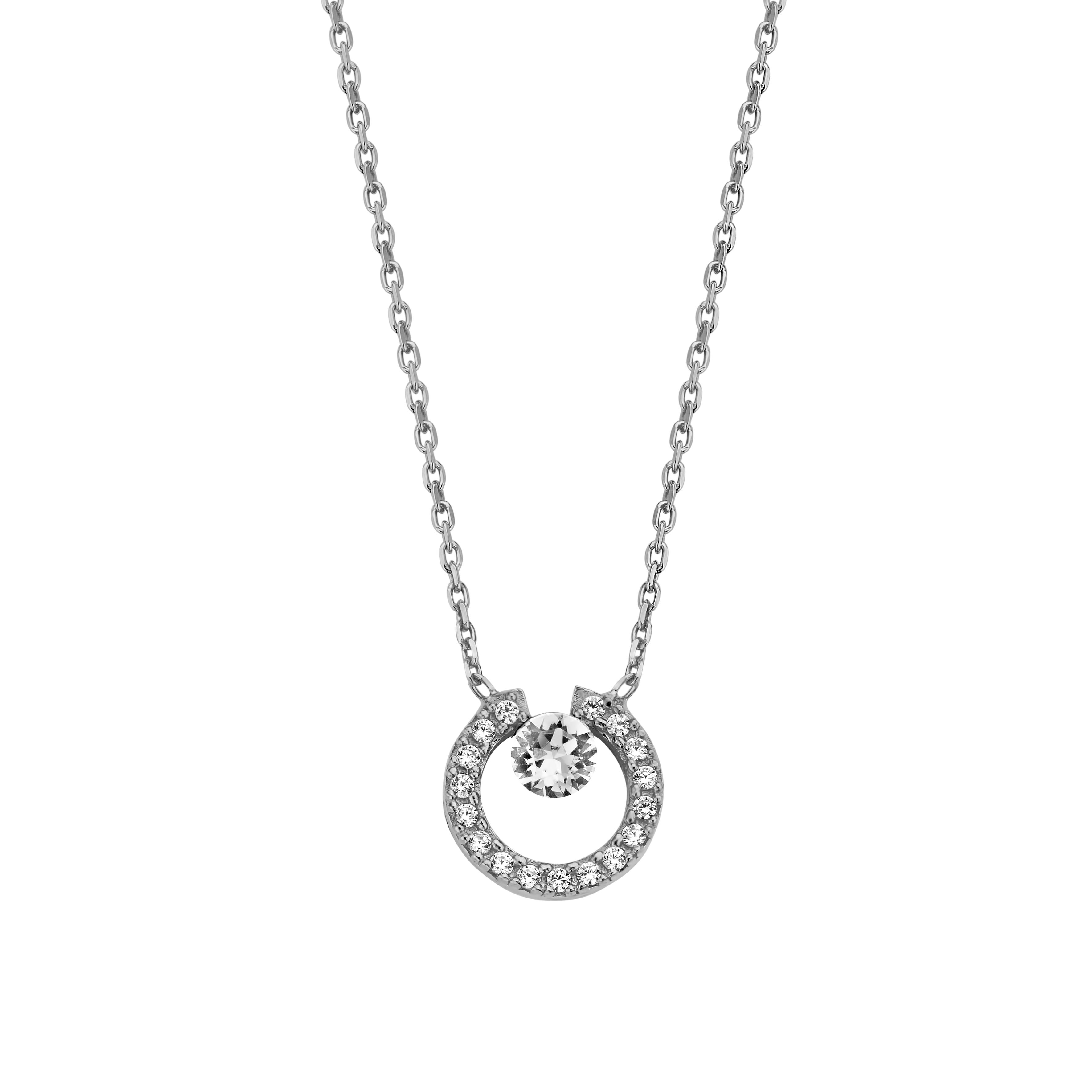 Garonne Sterling Silver Necklace 9NB-0511