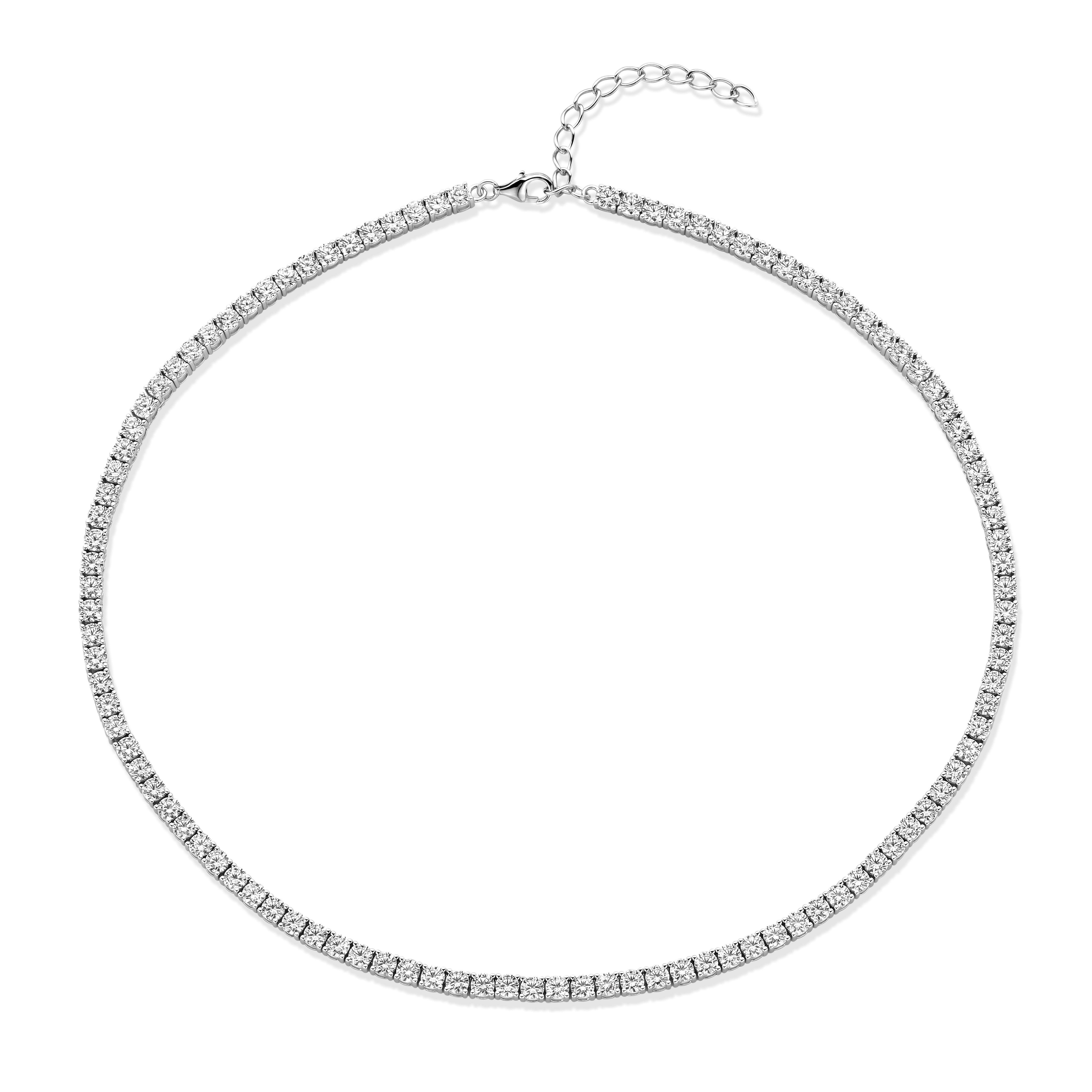 Garonne Sterling Silver Tennis Chain 3mm x 45cm 9NB-1304