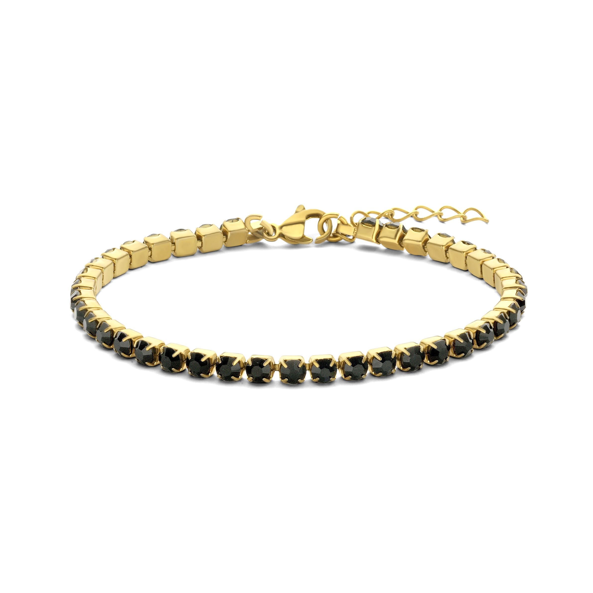 Frank 1987 Steel Vintage Look Tennis Bracelet 4mm 7FB-0654