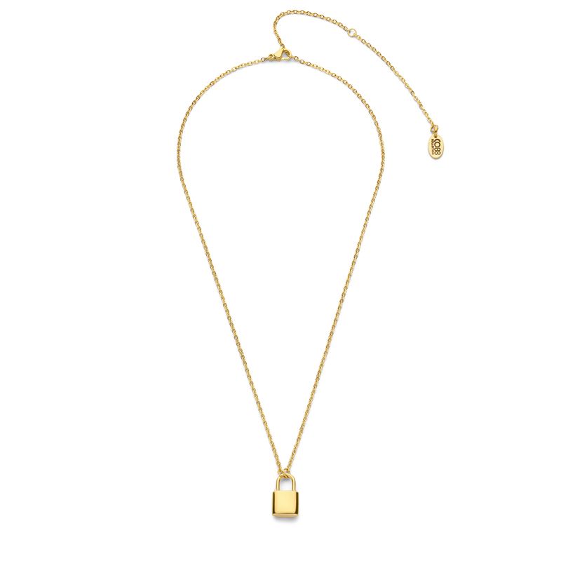 CO88 PVD Gold Plated Stainless Steel Necklace 38+7cm 8CN-26268
