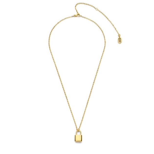 CO88 PVD Gold Plated Stainless Steel Necklace 38+7cm 8CN-26268