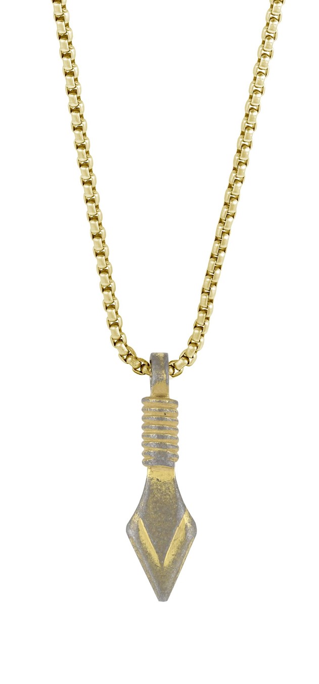 Frank 1967 Vintage Stainless Steel Arrow Head Necklace 7FN-0030