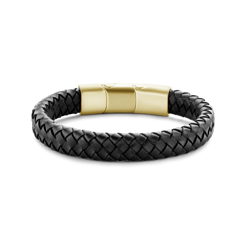 Frank 1967 Black Leather Bracelet 7FB-0521