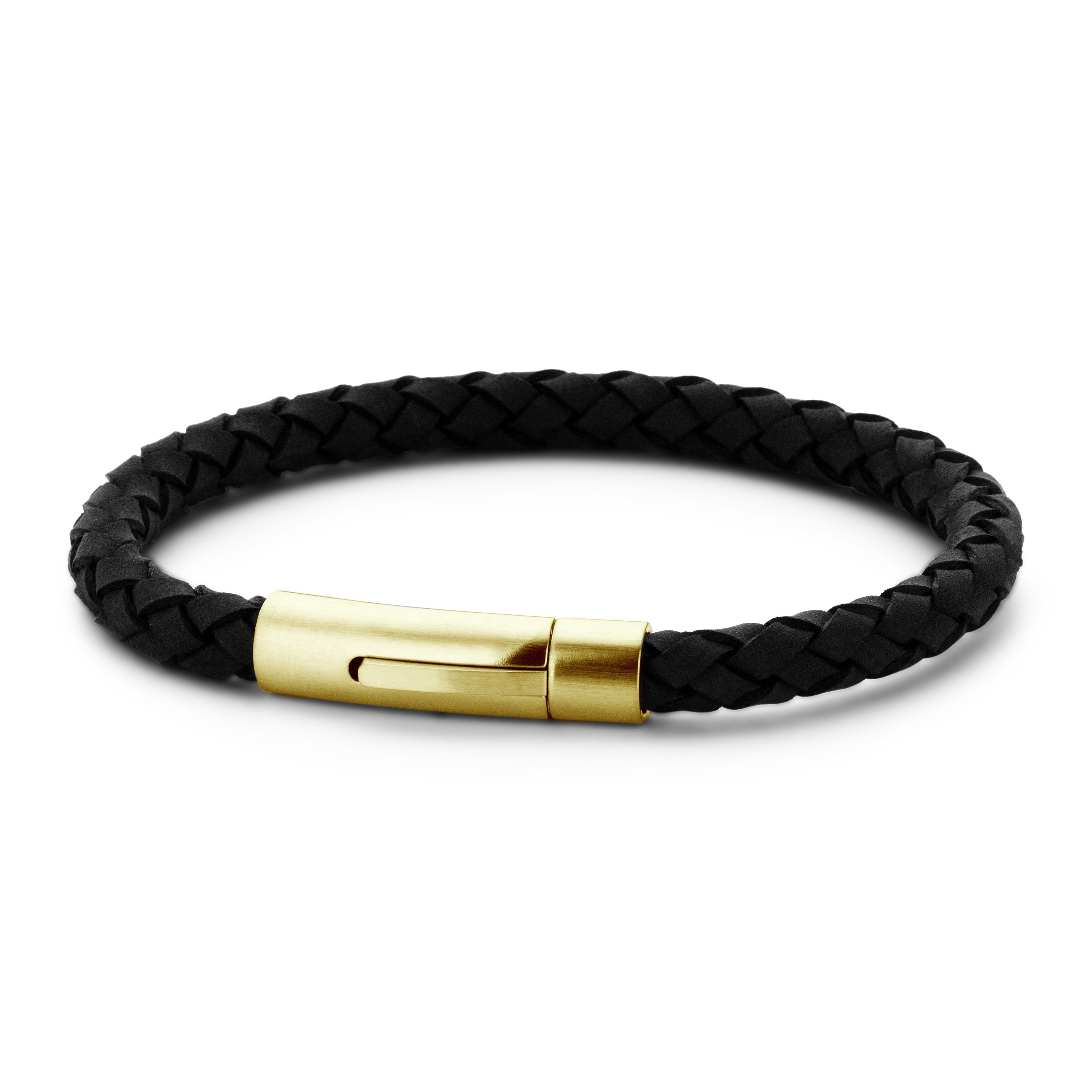 Frank 1967 Black Leather Bracelet 7FB-0533