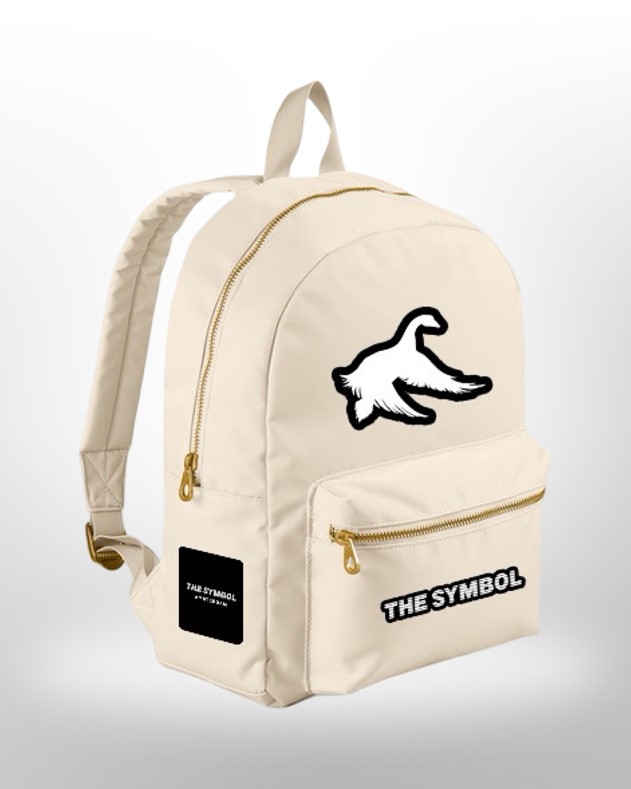 THE SYMBOL Pop Art Backpack Cream