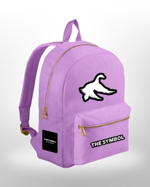 THE SYMBOL Pop Art Backpack Purple