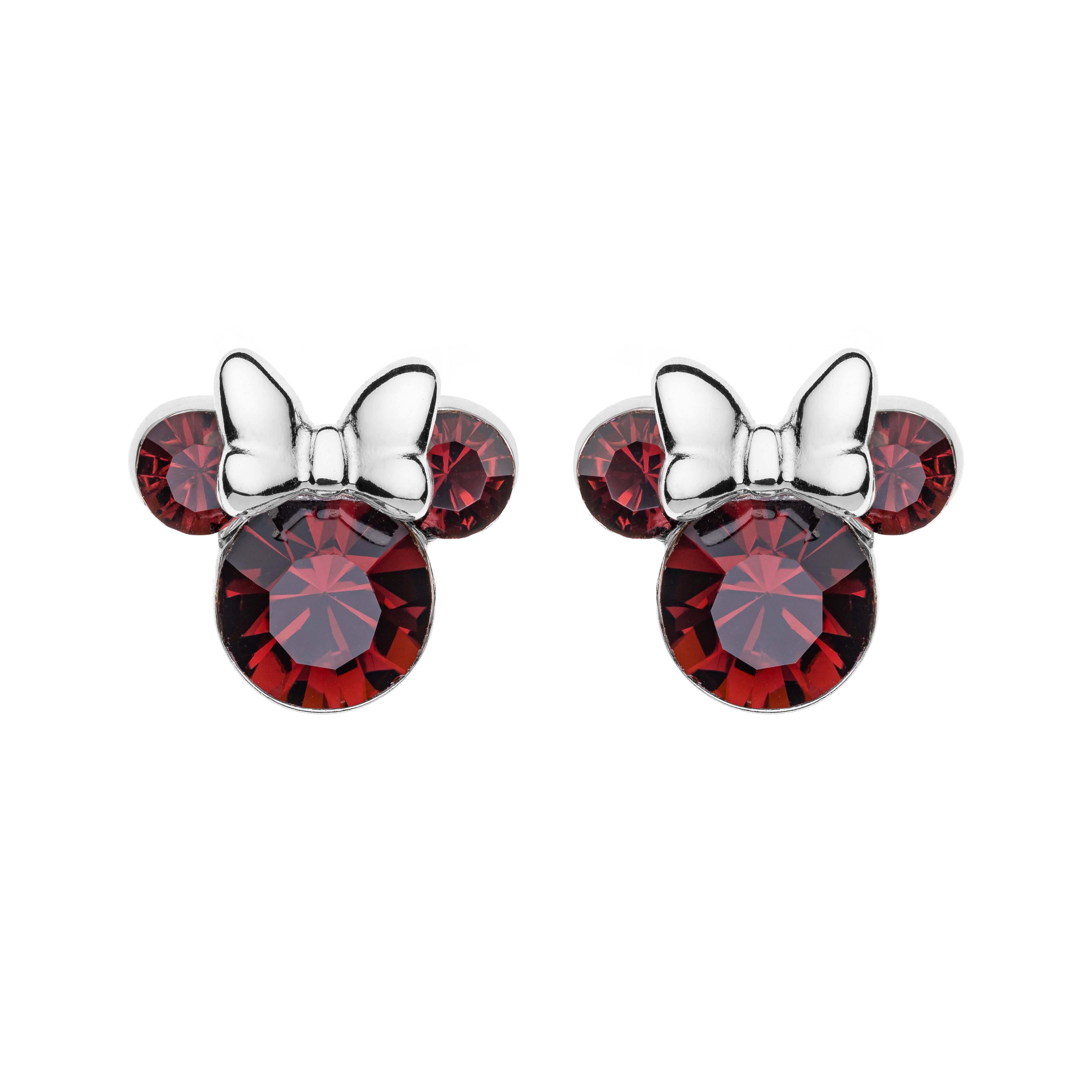 Disney Sterling Silver Minnie Mouse Earrings DIS025