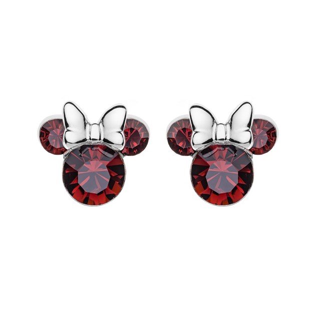 Disney Sterling Silver Minnie Mouse Earrings DIS025