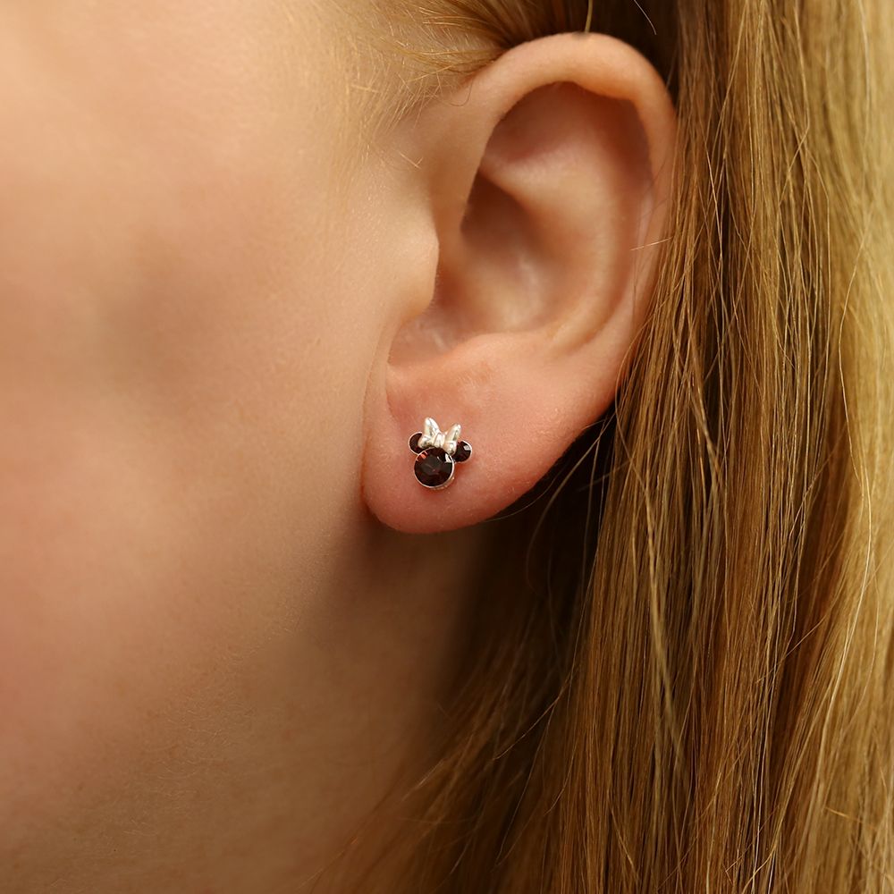 Disney Sterling Silver Minnie Mouse Earrings DIS025