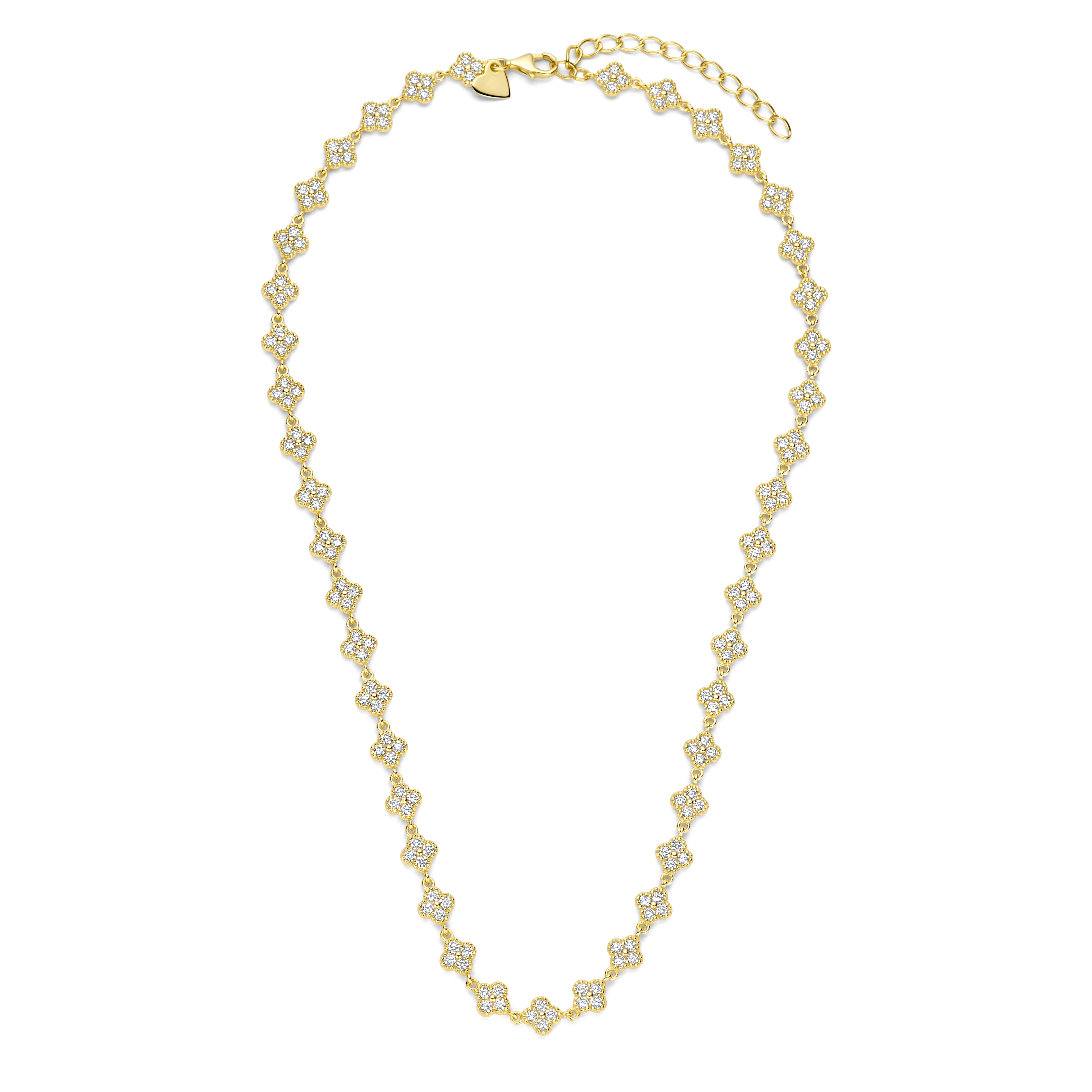 New Bling 14k Gold Plated Necklace 9NB-1589-Y