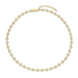 New Bling 14k Gold Plated Necklace 9NB-1589-Y