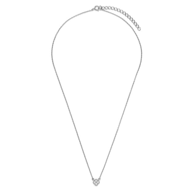 New Bling Sterling Silver Necklace 9NB-1586-R