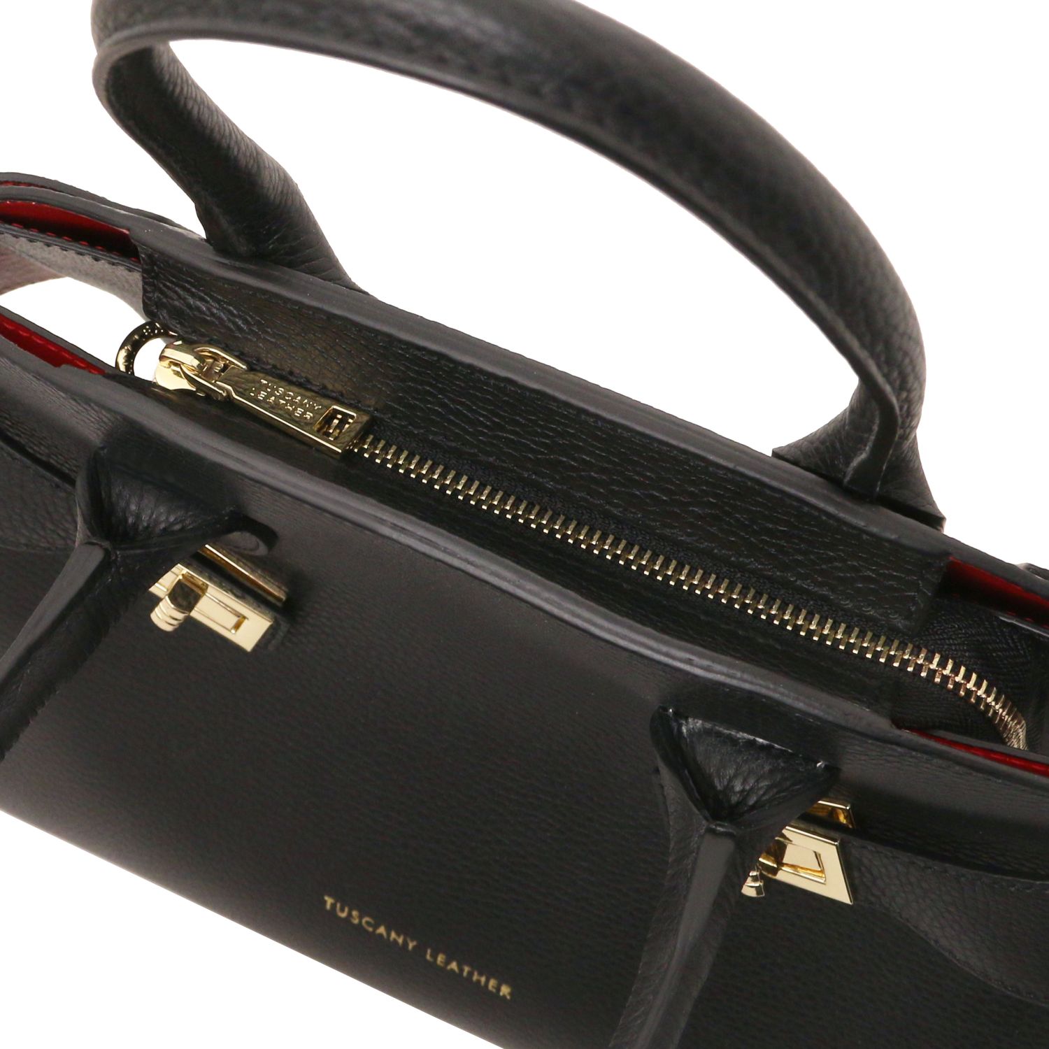Tuscany Leather Coccola Handbag Black TL142421