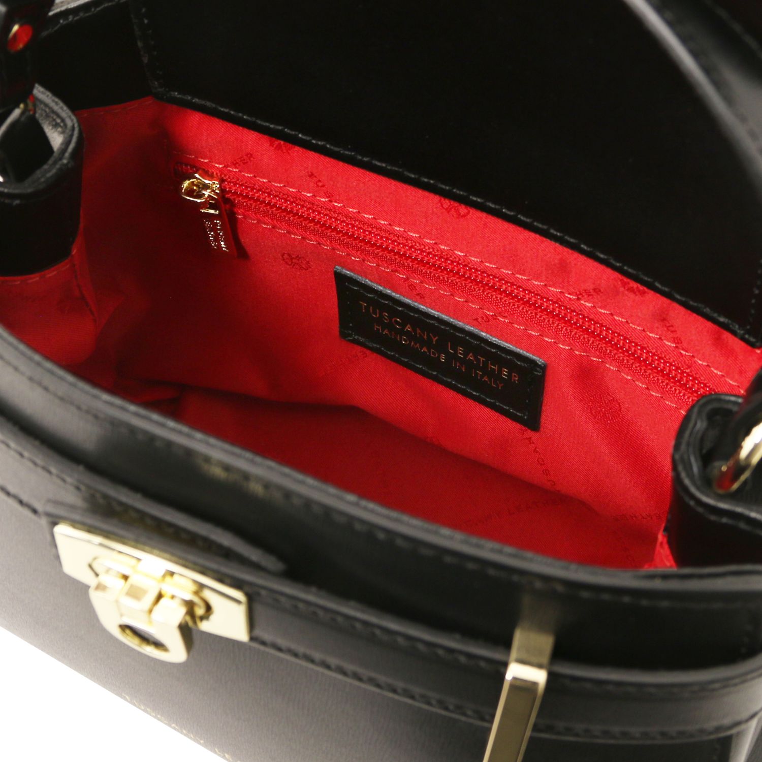 Tuscany Leather Maisy Handbag Small Black TL142459