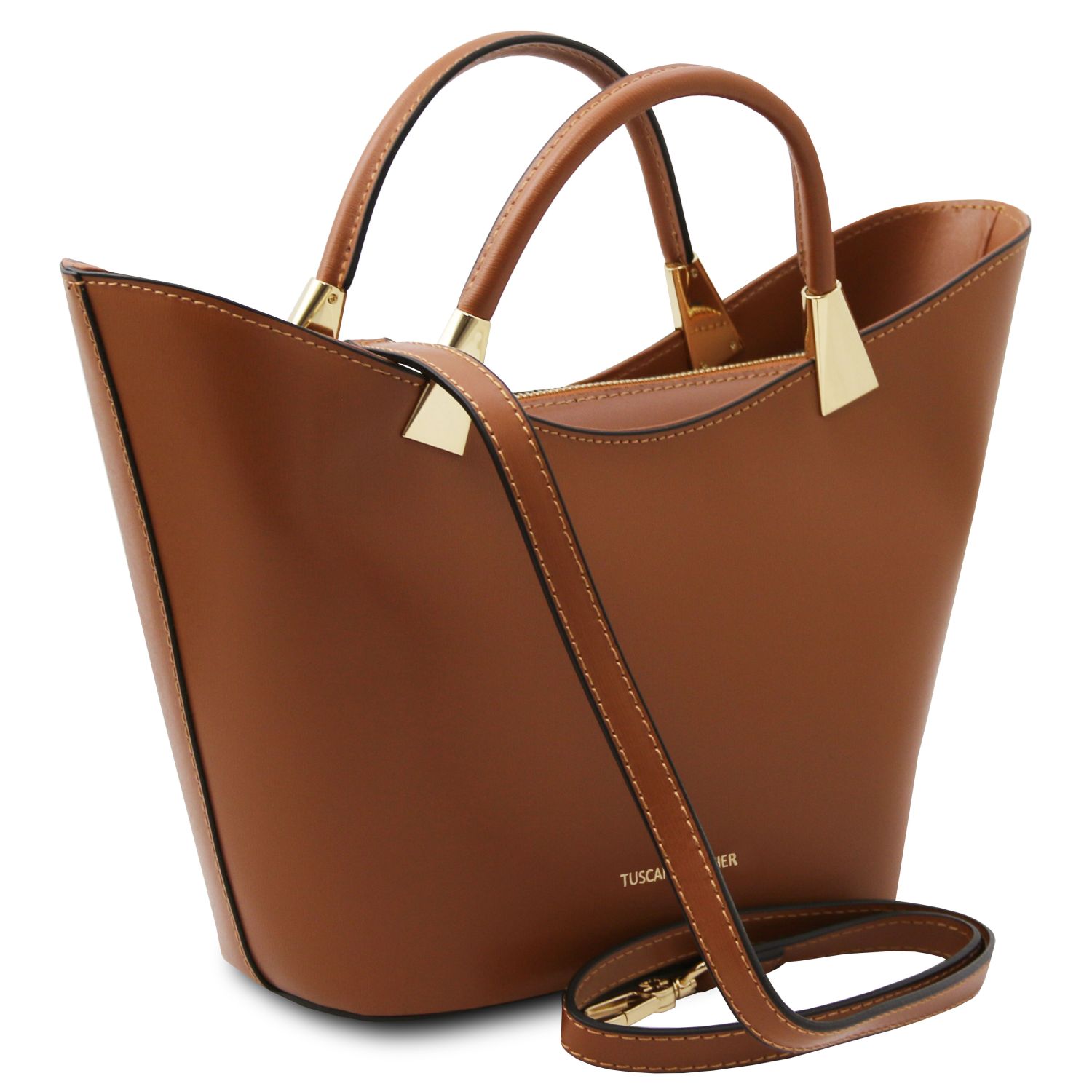 Tuscany Leather TL Handbag Cognac TL142287