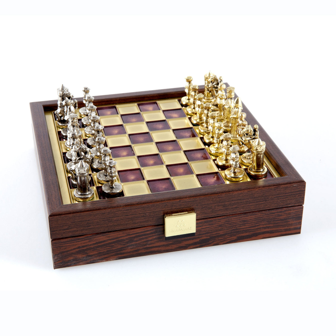 Byzantine Empire Chess Set Red 20x20cm SK1RED