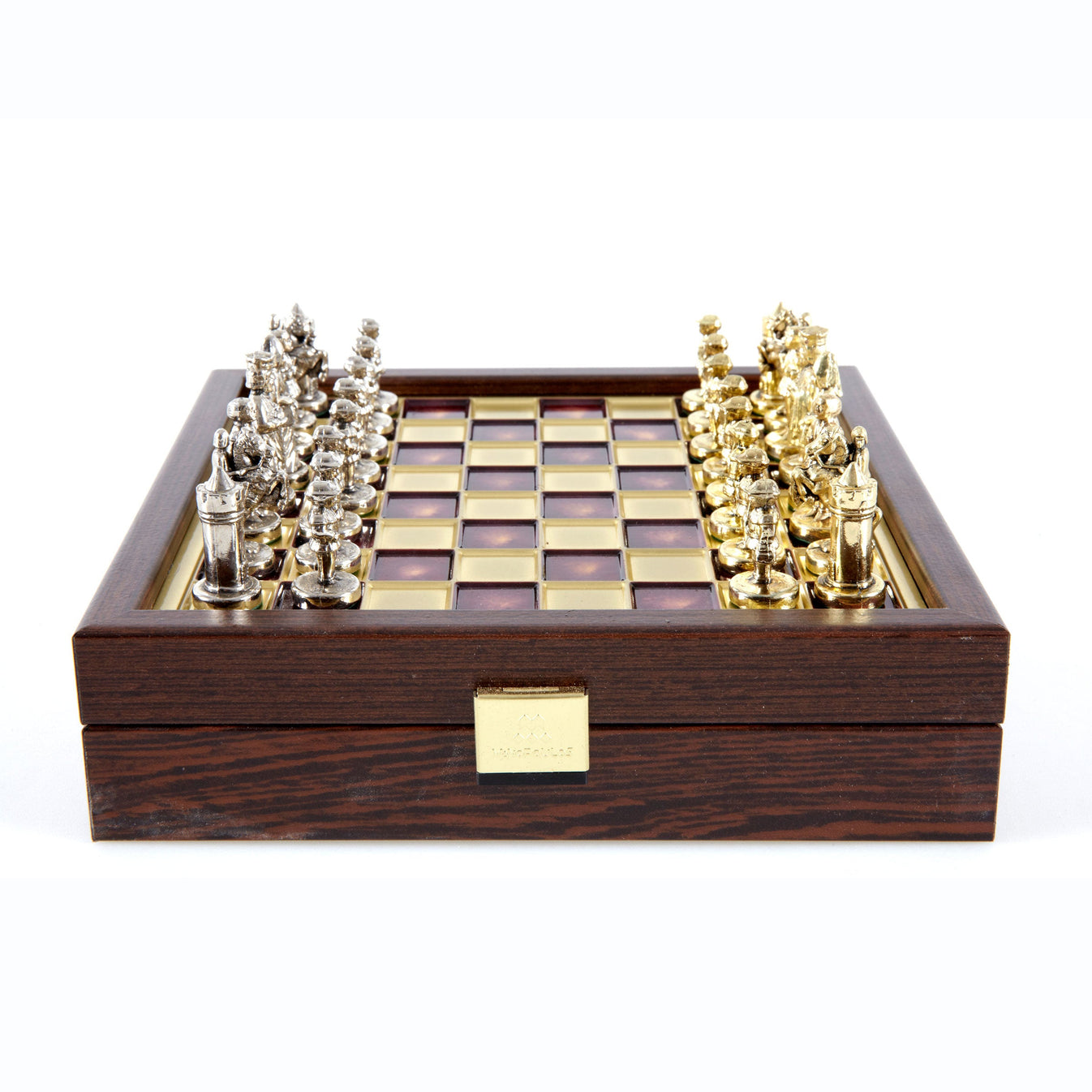 Byzantine Empire Chess Set Red 20x20cm SK1RED