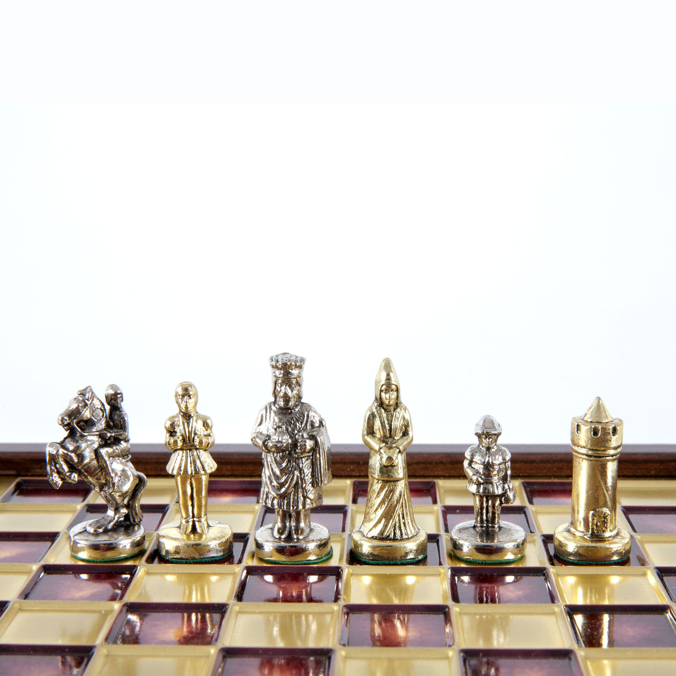 Byzantine Empire Chess Set Red 20x20cm SK1RED