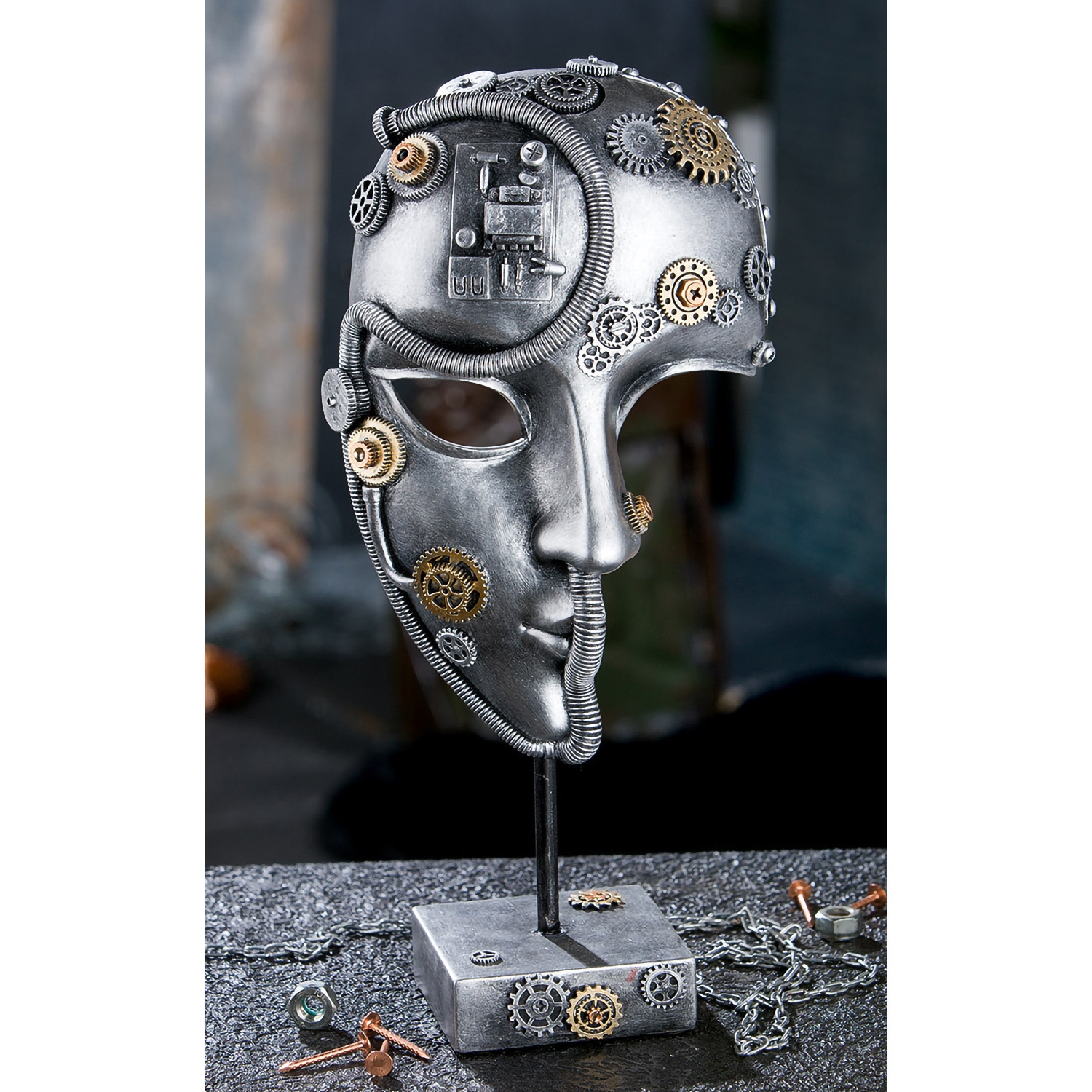 Steampunk Face Sculpture 37730