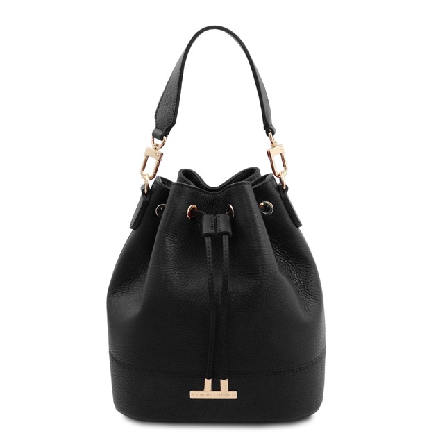 Tuscany Leather TL Bucket Bag Black TL142146