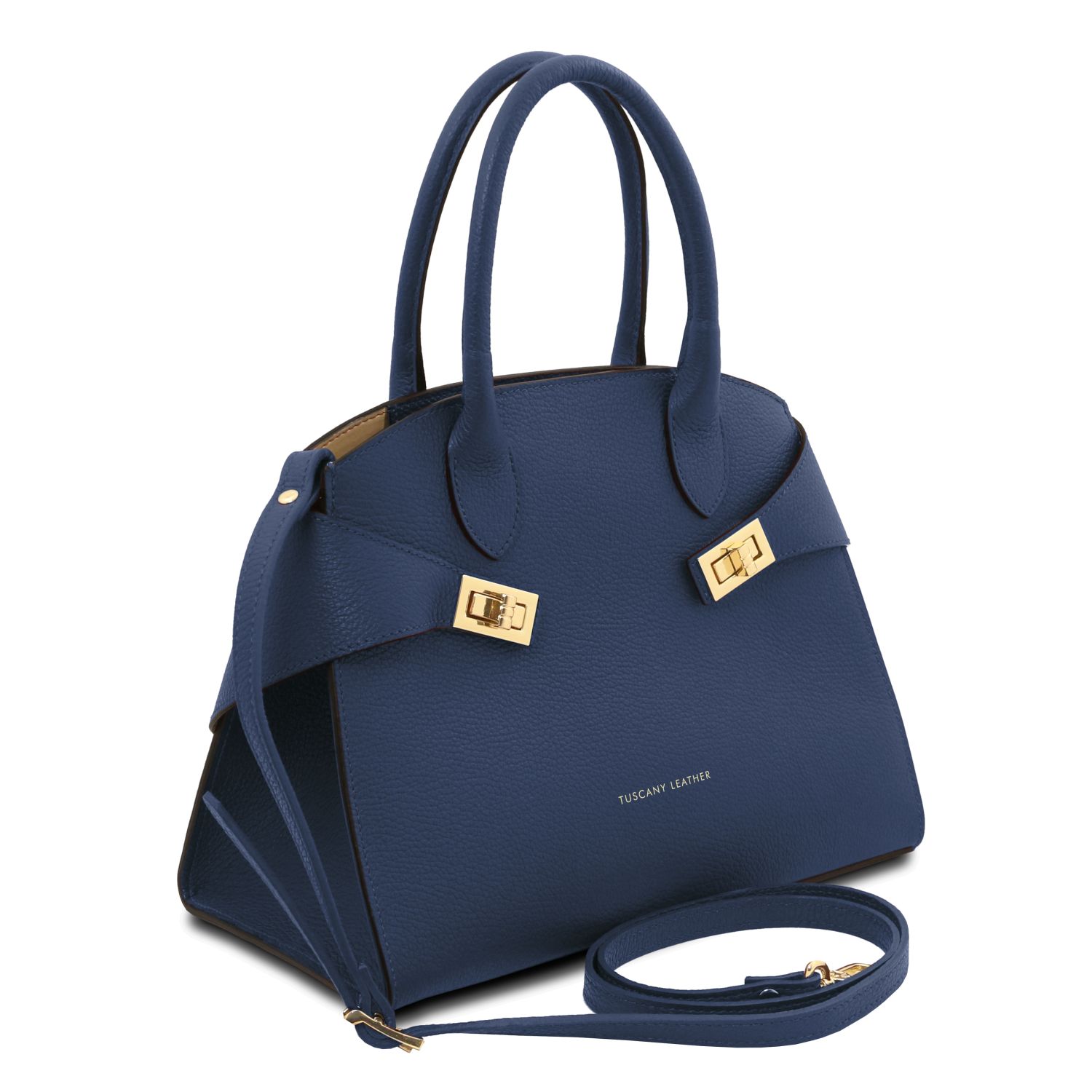 Tuscany Leather Coccola Handbag Dark Blue TL142421