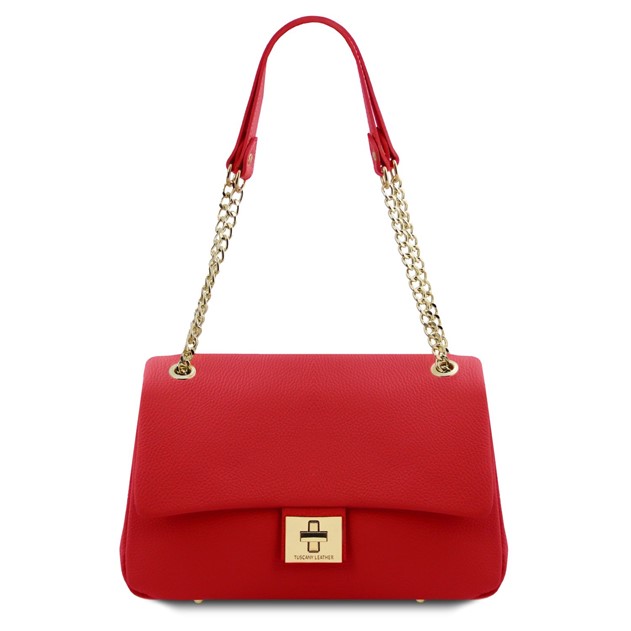 Tuscany Leather Elettra Shoulderbag Lipstick Red TL142353