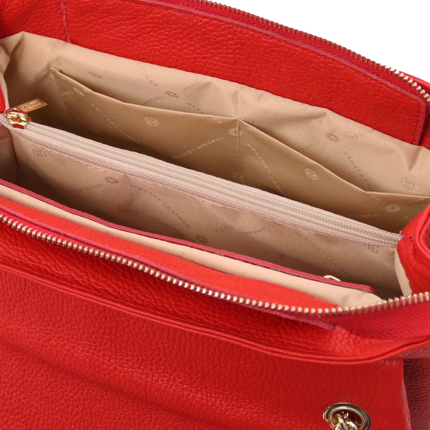 Tuscany Leather Elettra Shoulderbag Lipstick Red TL142353