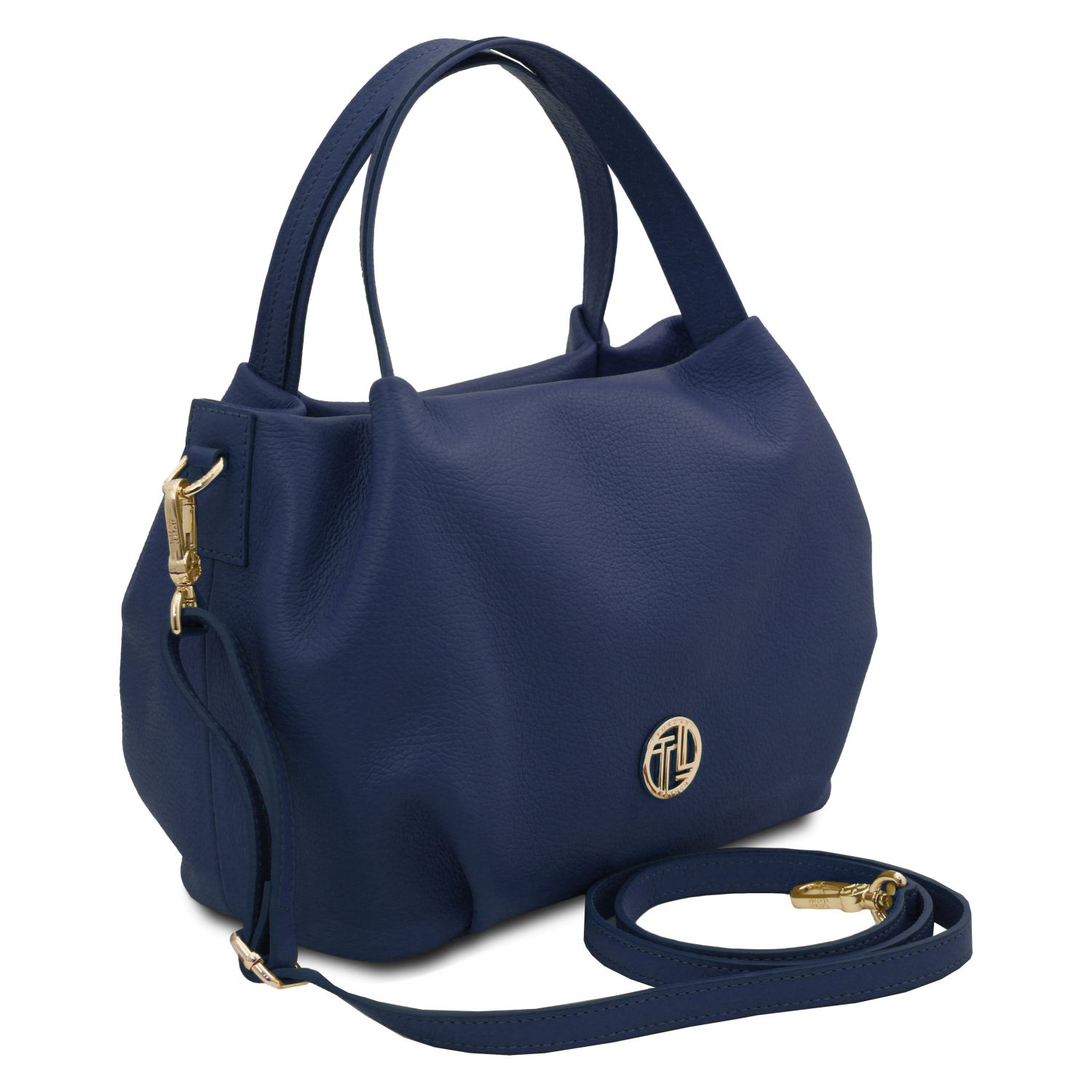 Tuscany Leather Nora Hand Bag Dark Blue TL142372