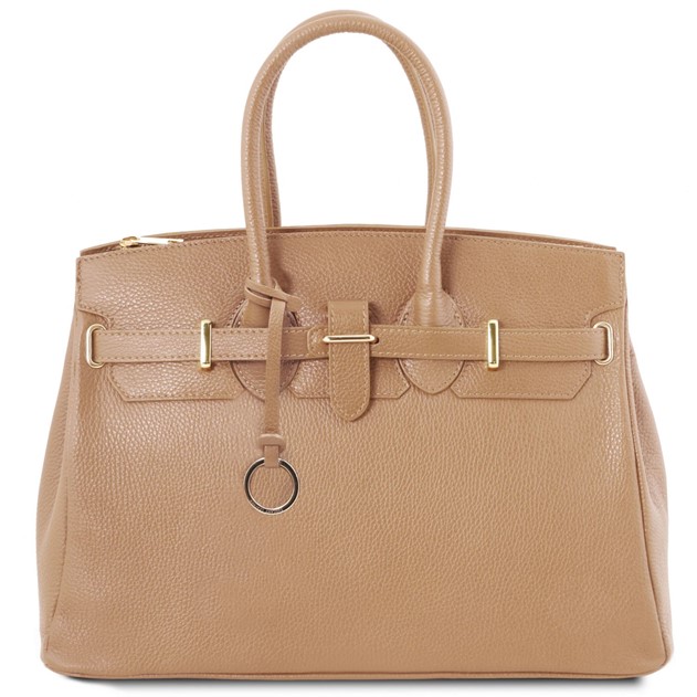 Tuscany Leather TL Handbag Champagne TL141529