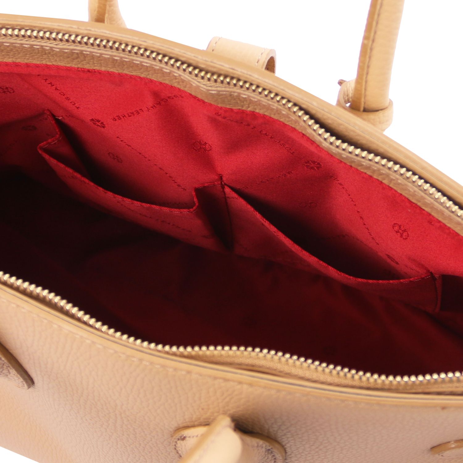 Tuscany Leather TL Handbag Champagne TL141529