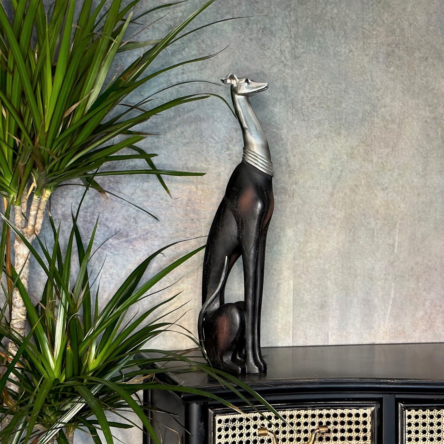 Sitting Dog Medium Sculpture 50cm SDM628