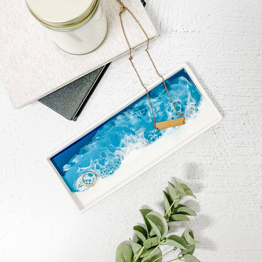 Lynn & Liana Ceramic Tray Small Ocean Vibes