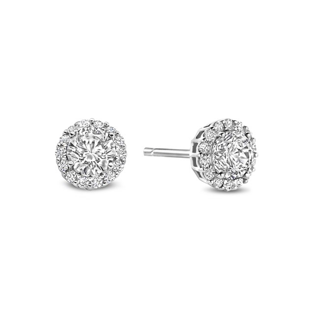 New Bling Sterling Silver Earrings 7mm 9NB-1375
