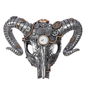 Steampunk Buffalo Skull Sculpture 59030