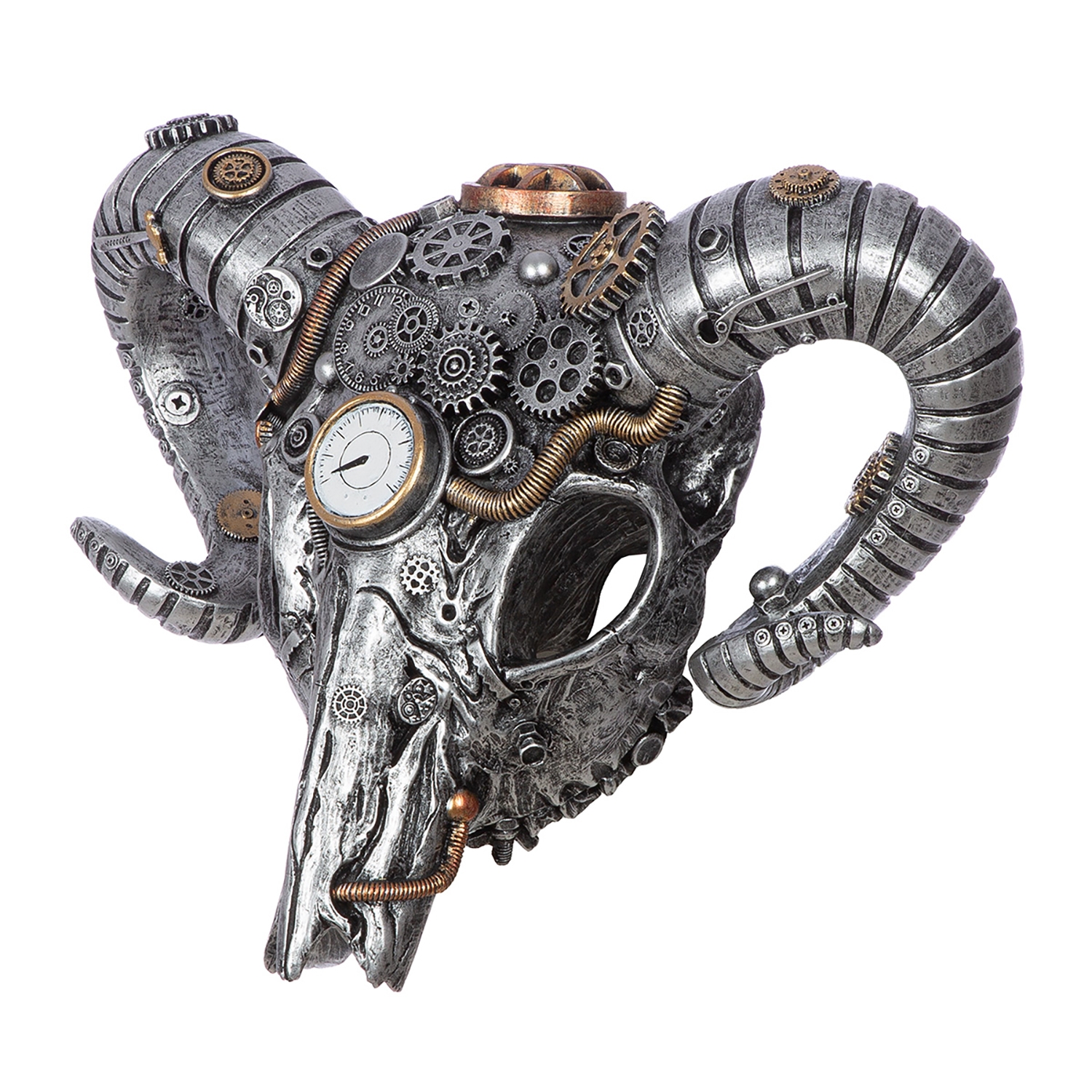Steampunk Buffalo Skull Sculpture 59030