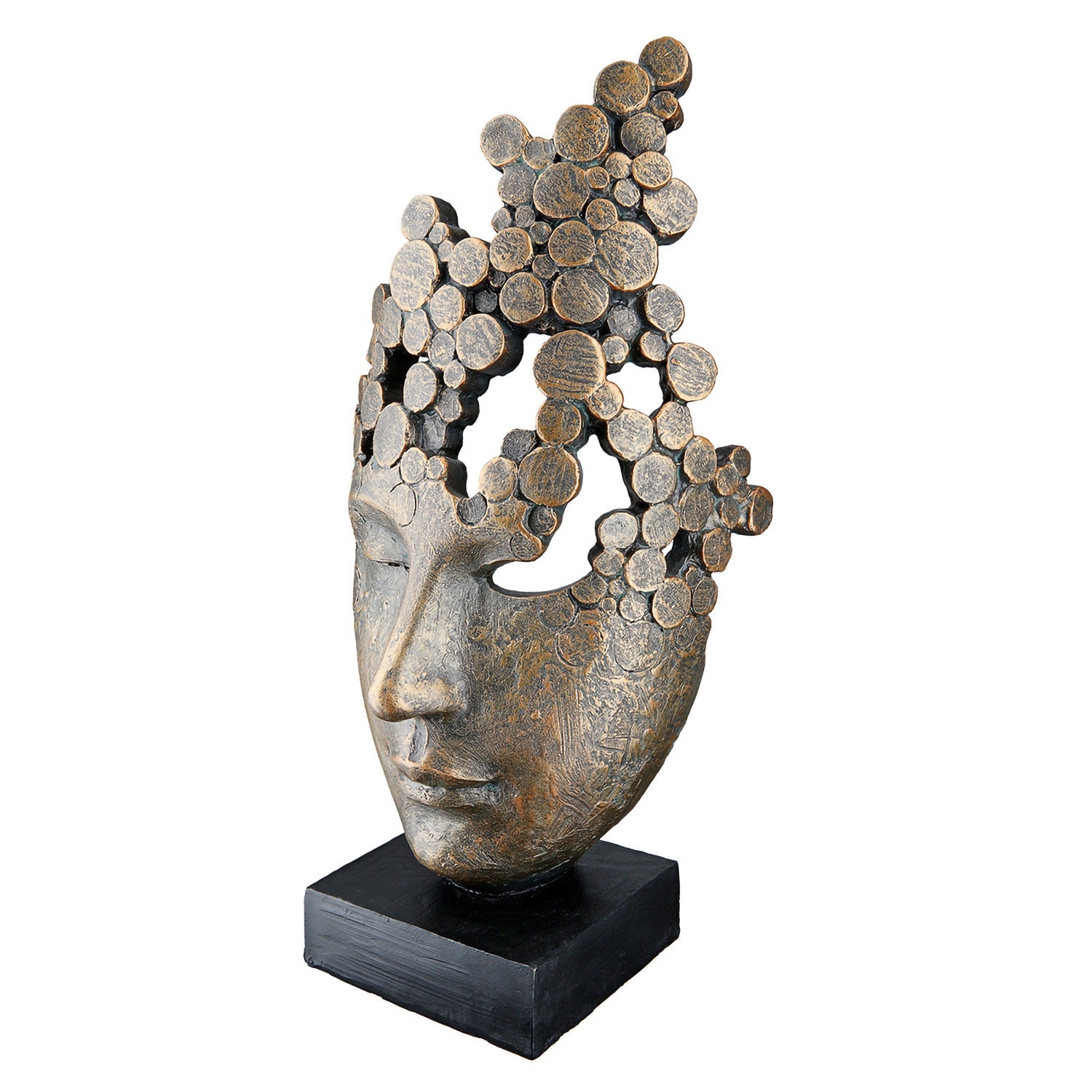 Female Face Mask Sculpture 31,5 cm 37957